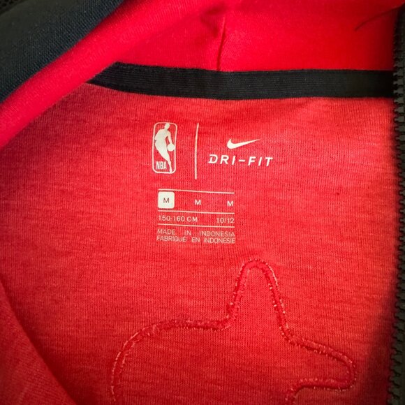 Nike Dri-Fit NBA Houston Rockets Youth Medium Showtime Full Zip Hoodie Jacket - Picture 6 of 9